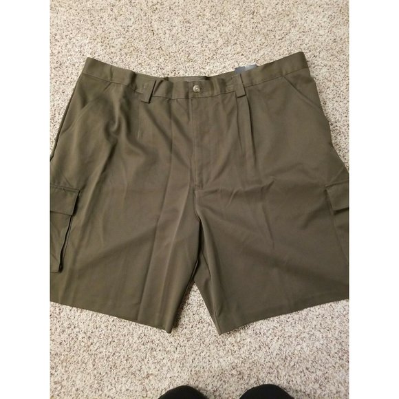 Men's Croft & Barrow Size 44, Avocado Olive Green, 9"Inseam, Cargo Shorts~NWT - Picture 7 of 11